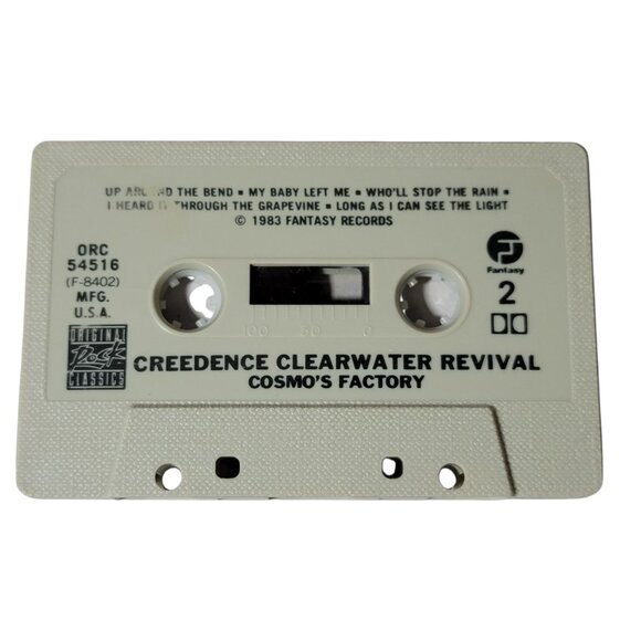1983 Creedence Clearwater Revival Cosmo's Factory Cassette Tape - Picture 6 of 6